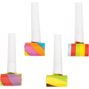 Bulk Pack of 16 Assorted Party Blowers