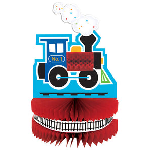 Bulk Pack of 2 All Aboard Train Centerpiece