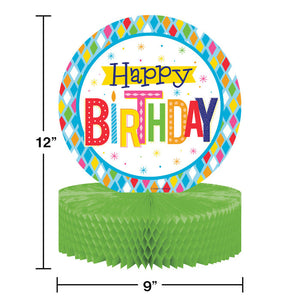 Bulk Pack of 2 Bright Birthday Centerpiece