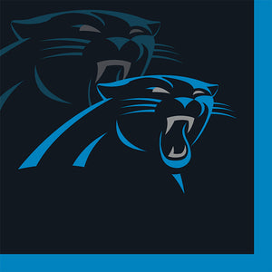 Bulk Pack of 48 Carolina Panther Beverage Napkins