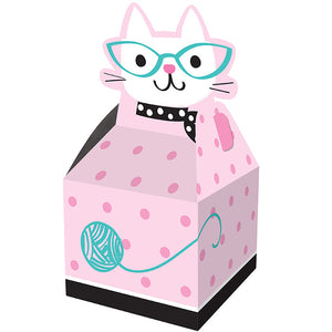 Bulk Pack of 16 Purr-Fect Cat Party Favor Boxes