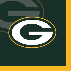 Bulk Pack of 48 Green Bay Packers Beverage Napkins