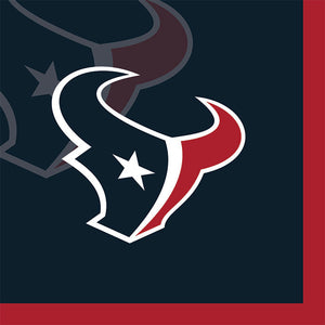 Bulk Pack of 48 Houston Texans Beverage Napkins