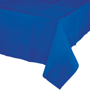 Bulk Pack of 2 Cobalt Tablecover 54"X 108" Polylined Tissue