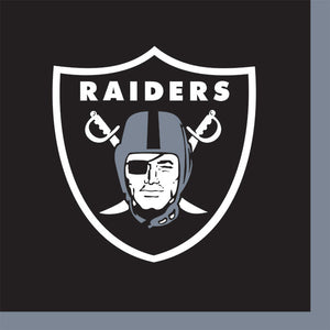 Bulk Pack of 48 Las Vegas Raiders Beverage Napkins