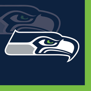 Bulk Pack of 32 Seattle Seahawks Beverage Napkins