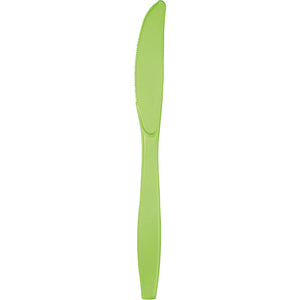 Bulk Pack of 48 Fresh Lime Green Plastic Knives