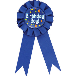 Bulk Pack of 2 Birthday Boy Award Ribbon