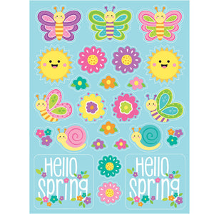 Bulk Pack of 12 Hello Spring Stickers