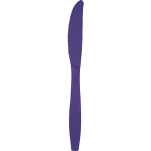 Bulk Pack of 100 Purple Plastic Knives