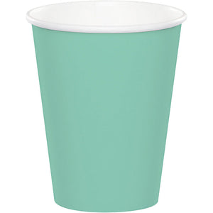 Bulk Pack of 48 Fresh Mint Hot/Cold Paper Cups 9 Oz