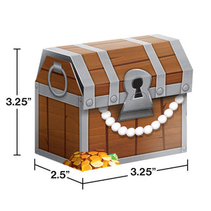 Bulk Pack of 16 Pirate Treasure Favor Boxes