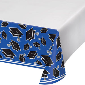 Bulk Pack of 2 Blue Graduation Table Cover