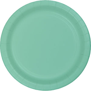 Bulk Pack of 48 Fresh Mint Green Dessert Plates