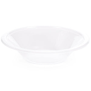 Bulk Pack of 40 Clear 12 Oz Plastic Bowls