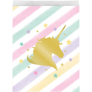 Bulk Pack of 20 Sparkle Unicorn Treat Bags