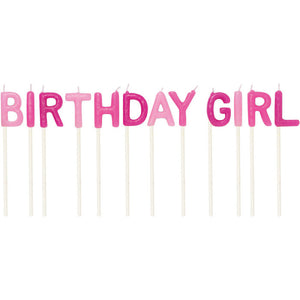 Bulk Pack of 24 Birthday Girl Pick Candles