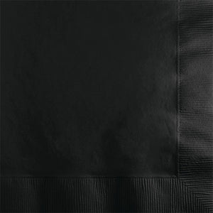 Bulk Pack of 100 Black Velvet Beverage Napkin 2Ply