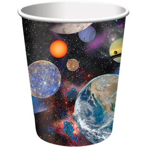 Bulk Pack of 16 Space Blast Hot/Cold Paper Cups 9 Oz