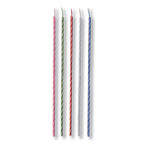 Bulk Pack of 60 Party Candle Two Tone, 8"