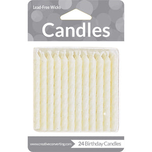 Bulk Pack of 120 White Candles