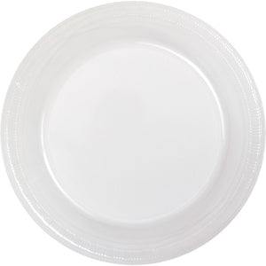 Bulk Pack of 40 Clear Plastic Dessert Plates