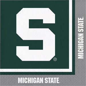 Bulk Pack of 40 Michigan State Spartans Napkins