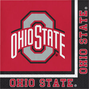 Bulk Pack of 40 Ohio State Buckeyes Napkins