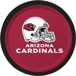 Bulk Pack of 24 Arizona Cardinals Dessert Plates