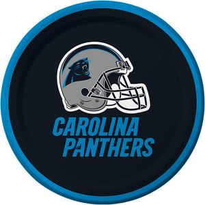 Bulk Pack of 24 Carolina Panther Dessert Plates