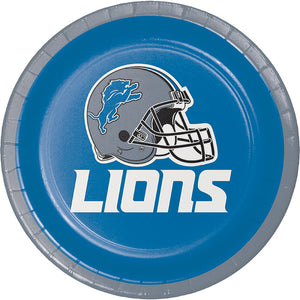 Bulk Pack of 24 Detroit Lions Dessert Plates