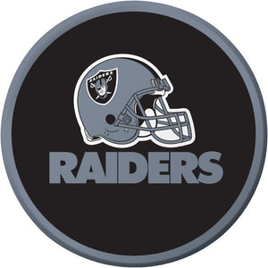 Bulk Pack of 24 Las Vegas Raiders Paper Dessert Plates