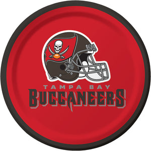 Bulk Pack of 24 Tampa Bay Buccaneers Dessert Plates