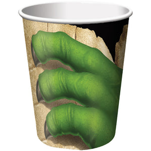 Bulk Pack of 16 Dino Blast Hot/Cold Paper Cups 9 Oz