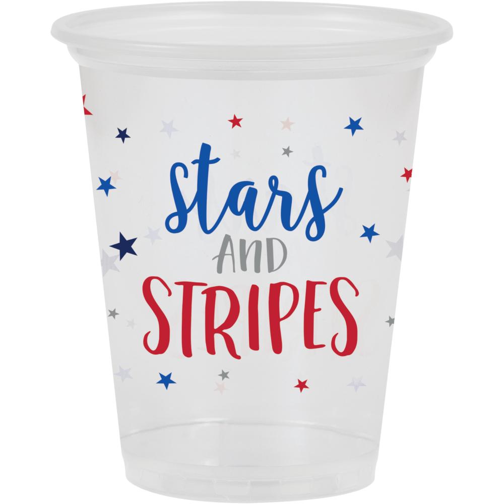 Red Plastic Cups, 16oz, 50ct