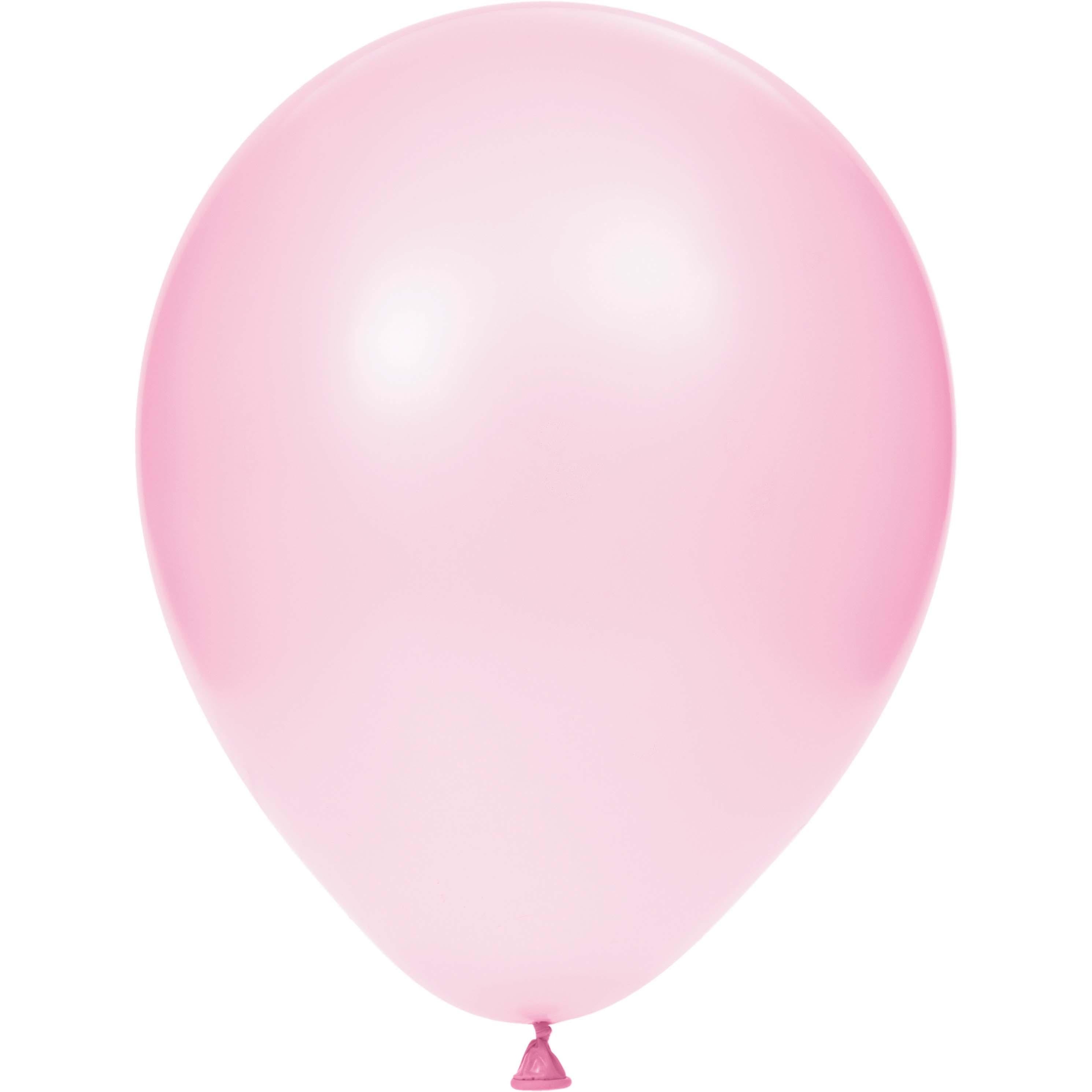 ballons latex à fleurs rose pastel décoration balloon designer