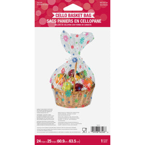 Snowflake Basket Bag (1/Pkg)