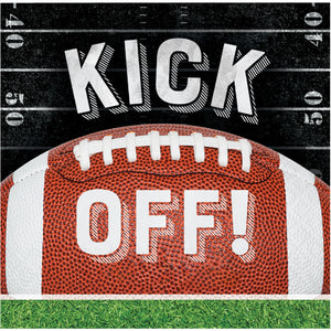 Football Kick Off Beverage Napkin by Creative Converting