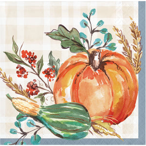 Decadent Cornucopia Beverage Napkin by Creative Converting