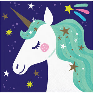 Unicorn Galaxy Beverage Napkin by Creative Converting