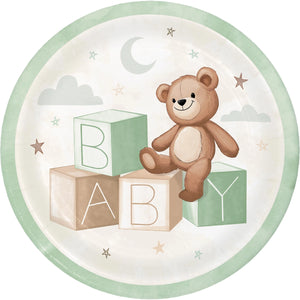 Teddy Bear Dinner Plate by Creative Converting