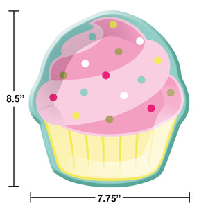 Bakery Sweets Cupcake Shaped Plate