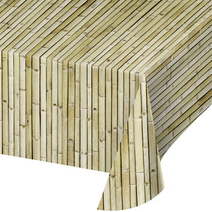 Bamboo Plastic Tablecover 54" x 108", All Over Print