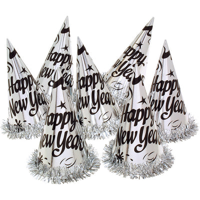 Silver Foil Party Hats