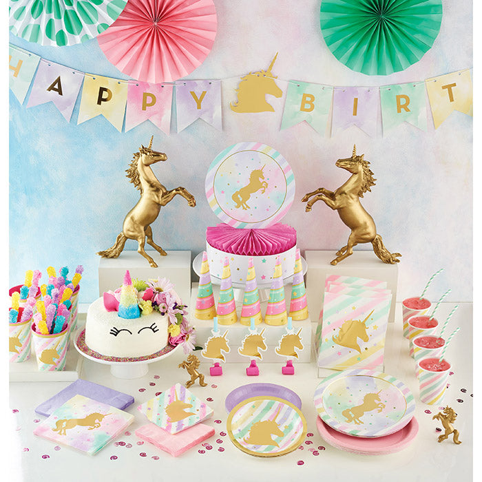 rainbow party ideas for girls - Google Search  Unicorn birthday parties,  Unicorn party decorations, Rainbow unicorn party decorations