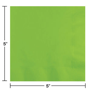 Fresh Lime Beverage Napkin 2Ply, 50 ct Party Decoration