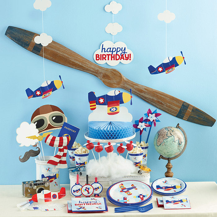 airplane themed birthday party supplies