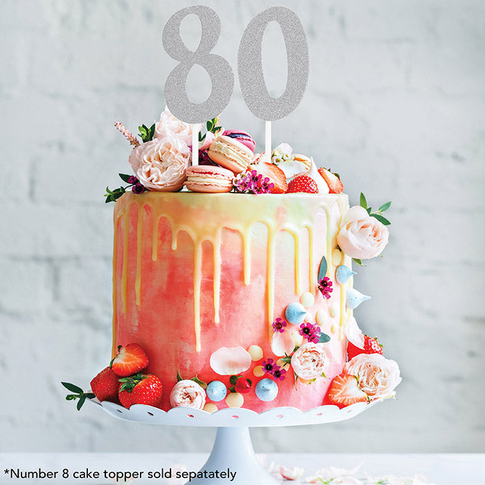 Happy birthday cake topper, glitter cake topper, circle cake topper, b –  Primrose Fleur