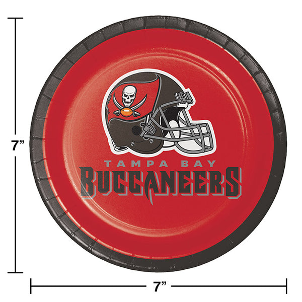 Creative Converting Tampa Bay Buccaneers Dessert Plates, 8 ct