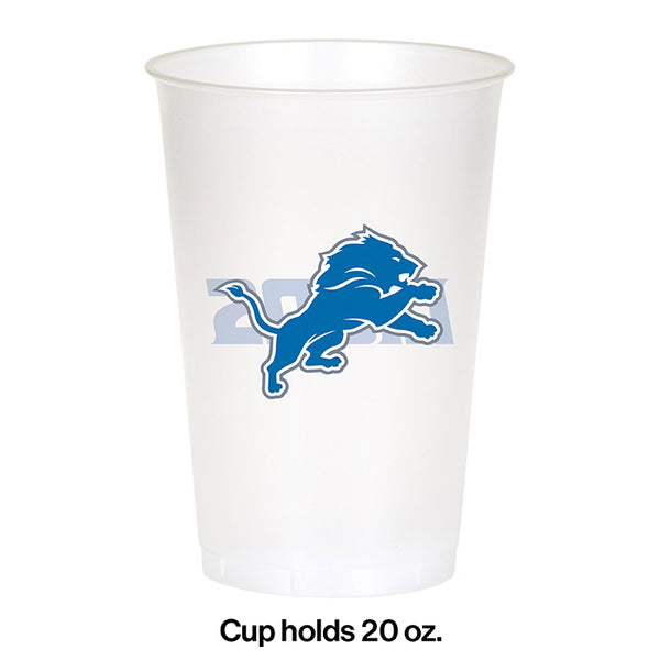 Detroit Lions Red Plastic Cup